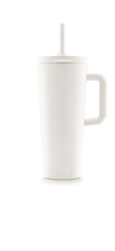 Ello Ultra Clean 40oz Stainless Steel Tumbler with Handle, Cream