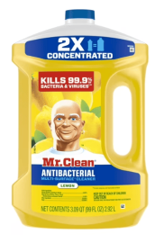 Mr. Clean All Purpose Cleaner, Floor Cleaner for Mopping, Cleaning Liquid, Lemon, 99oz
