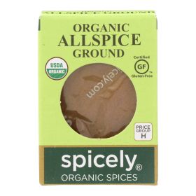 Spicely Organics - Organic Allspice - Ground - Case Of 6 - 0.45 Oz.