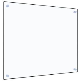 Kitchen Backsplash Transparent 27.6"x23.6" Tempered Glass