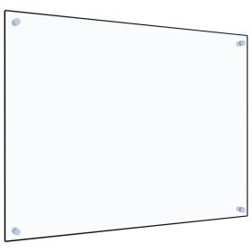 Kitchen Backsplash Transparent 31.5"x23.6" Tempered Glass