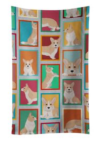 Lots of Fawn Cardigan Corgi Kitchen Towel Dish Cloths Guest Hand Towel Decorative Bathroom Towel for Face,Tea, Dishcloth, Kitchen and Bath