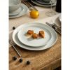 Moonlight Plates and Bowls Sets, 12 Pieces Stoneware Dinnerware Sets with Linen Finish, Handmade Dishware Set for 4, Microwave and Dishwasher Safe