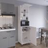 Ashford Kitchen Pantry, 2 Doors, 4 Legs, 8 Shelves