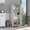 Dahoon Double Kitchen Pantry Double Kitchen Pantry, Double Door Cabinet, Four Shelves