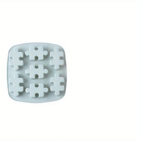 1pc; Puzzle Piece Chocolate Mold; 3D Silicone Mold; Pizzle Piece Shaped Candy Mold; Fondant Mold; Jello Mold; Ice Cube Trays; For DIY Cake Decorating (Color: Blue1pc)